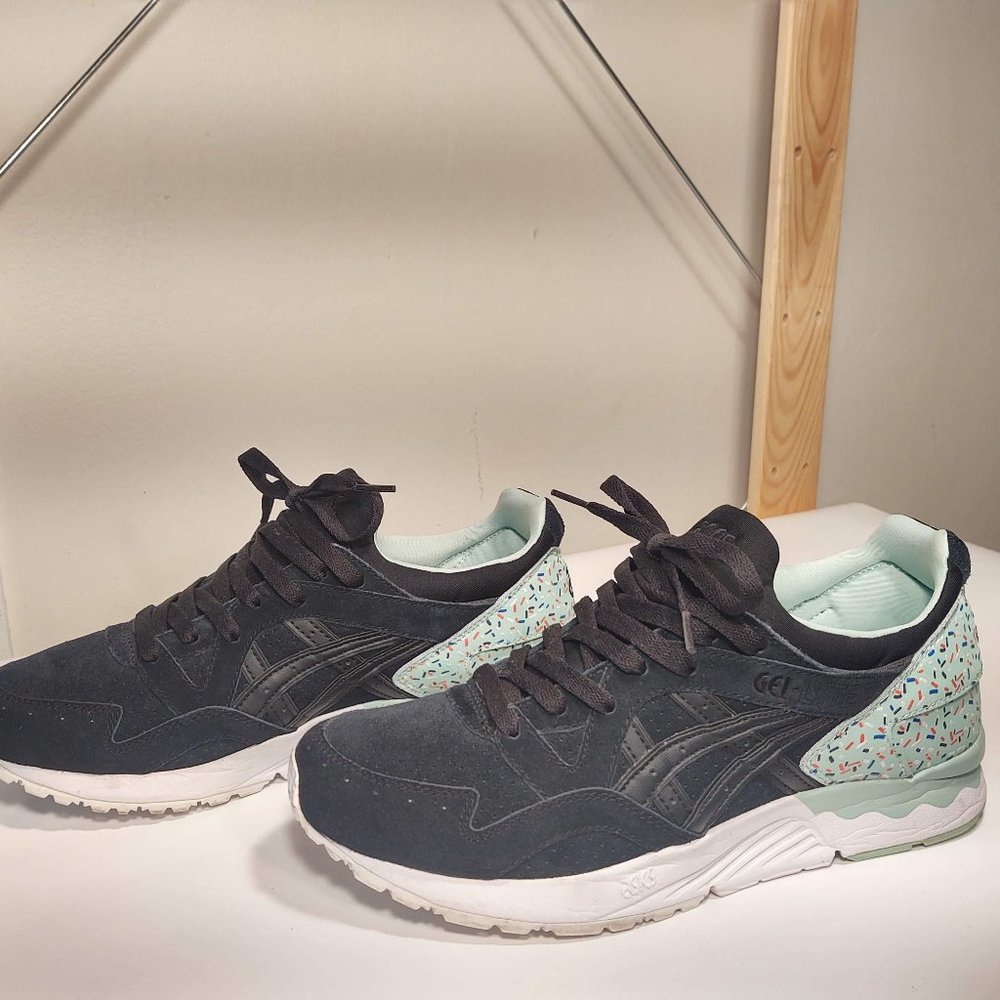ASICS Gel-Lyte V "Mint Sprinkle" Suede Sneakers